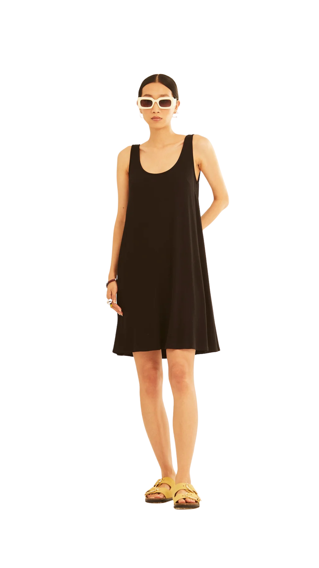 Vestido Easy Sin Mangas Negro