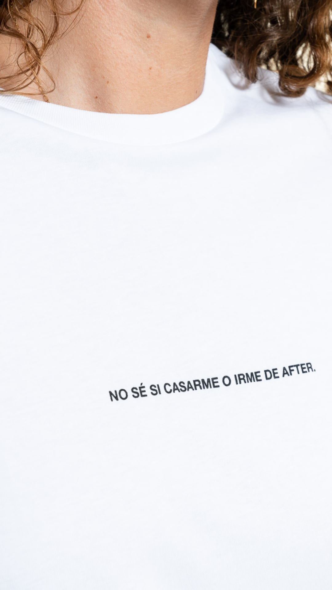 Camiseta Casarme o After
