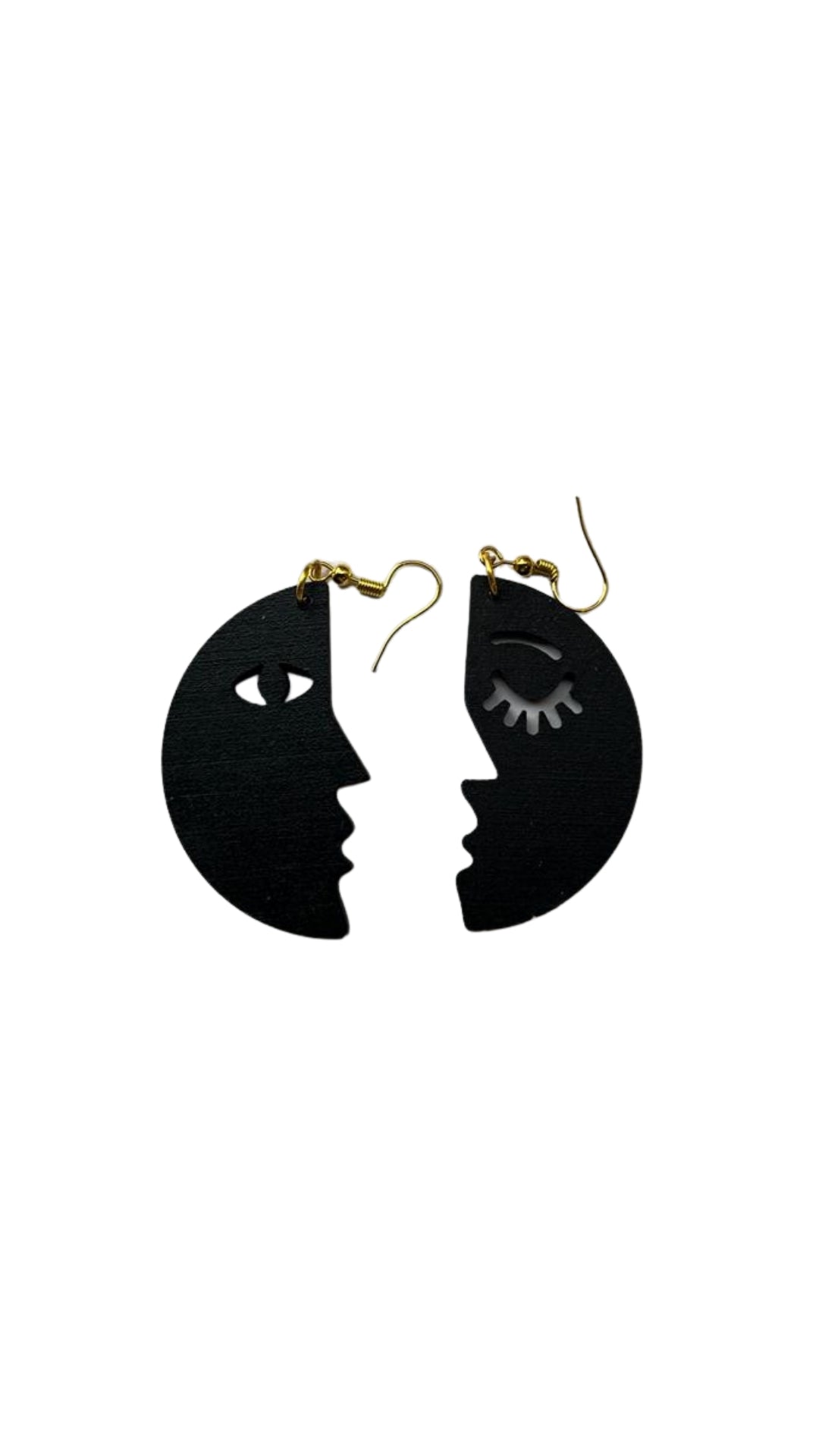 Pendientes Caras Lunas
