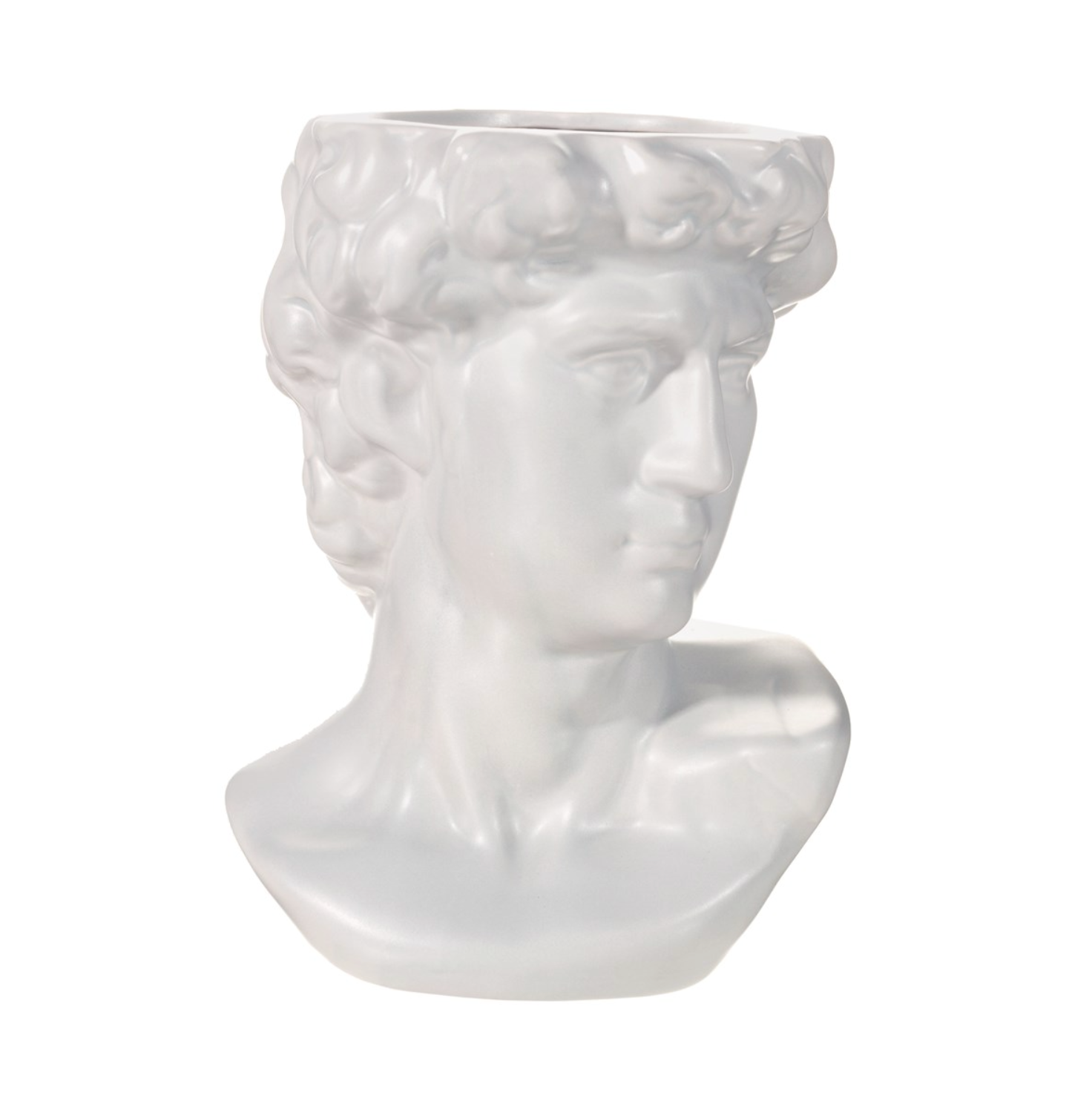 Greek Vase Large Gray Head
