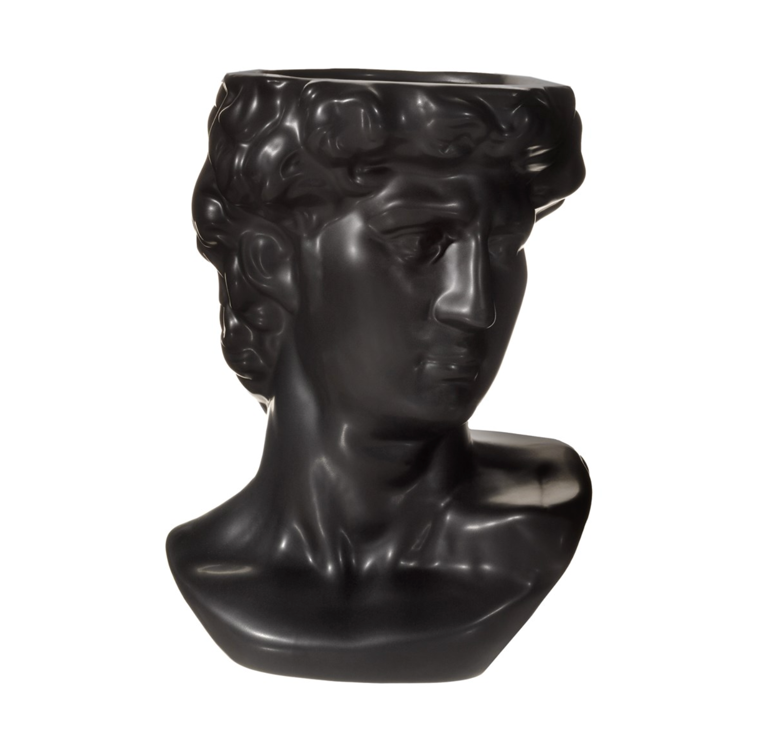Greek Vase Large Black Head