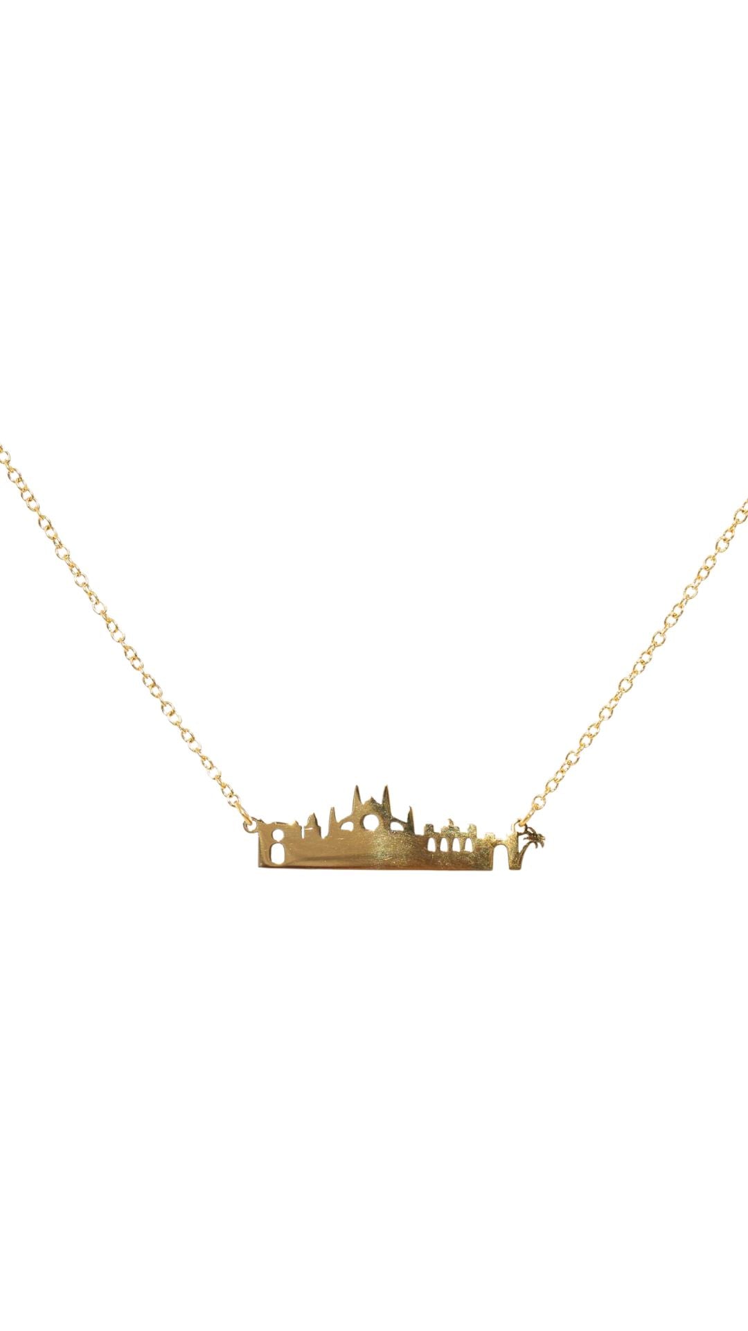 Skyline Mallorca Gold Necklace