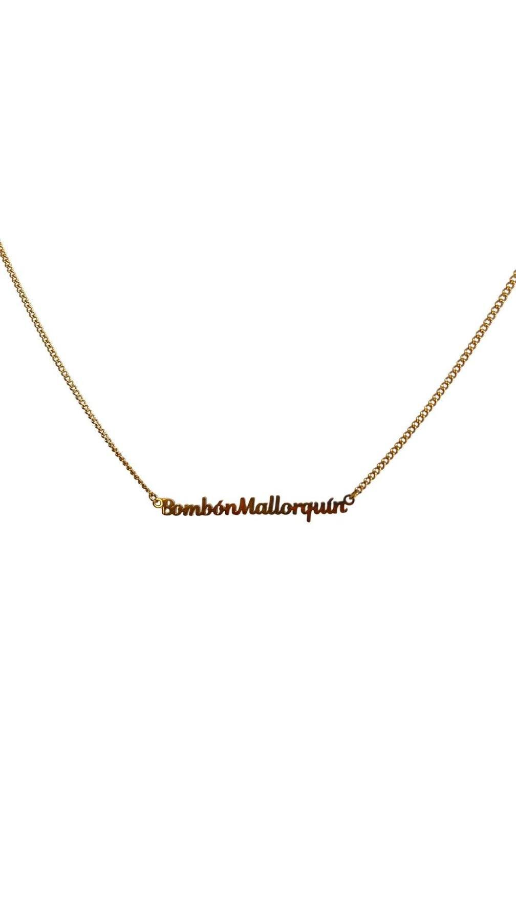 Collar Bombón Mallorquín Dorado collares Plata 