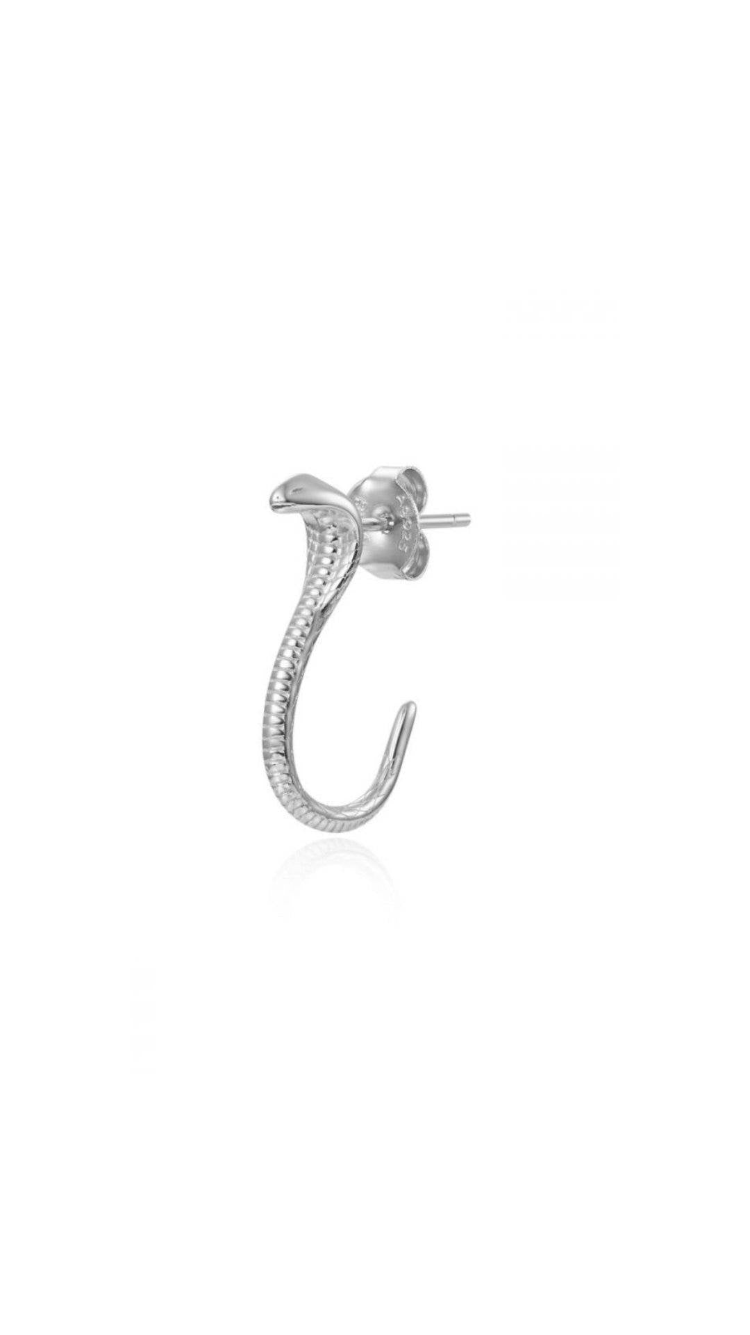 Pendiente Serpiente Cobra PENDIENTE Plata 