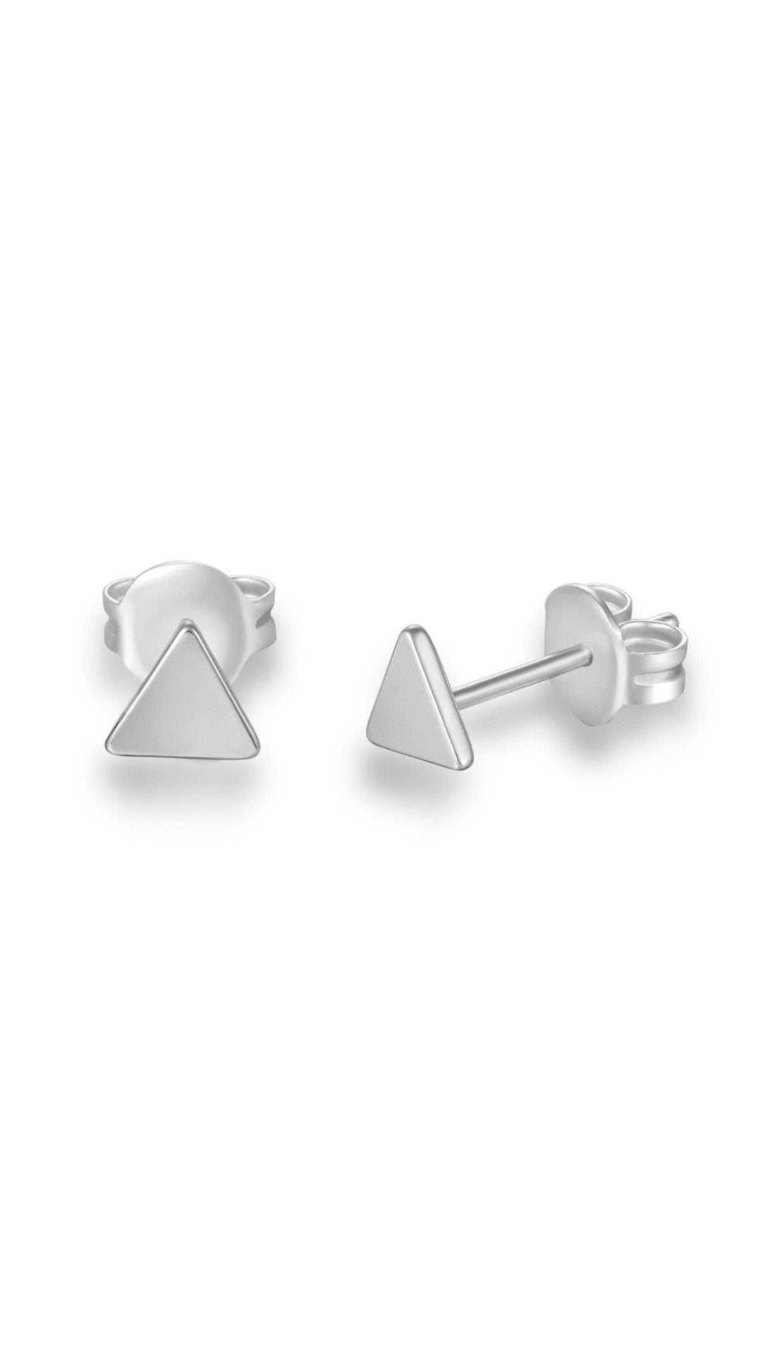 Pendiente Triangulo PENDIENTE Plata 