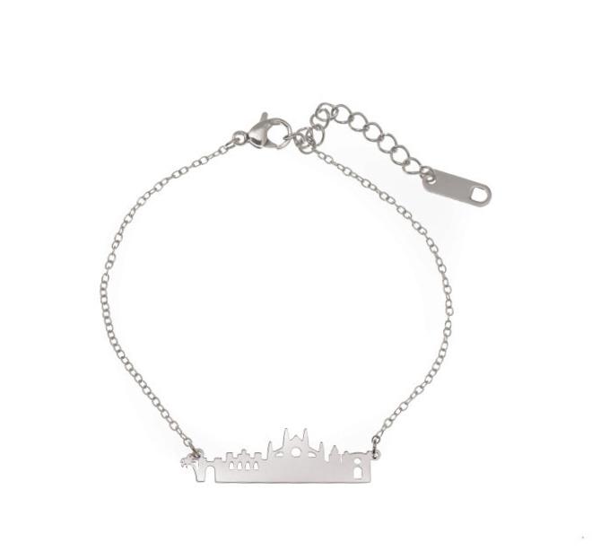 Pulsera "Skyline" Pulsera Plata 